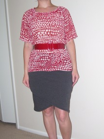 Lindy Petal Skirt & Peasant blouse